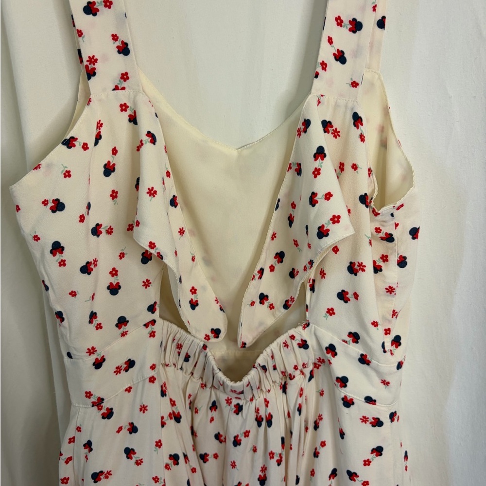 Disneys Lauren Conrad  Minnie Mouse women’s Cream fit & flare dress size 6 - Picture 3 of 10